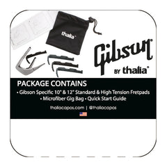 Thalia Gibson Black Chrome Finish Capo - Trapezoid