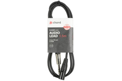 chord Classic Audio Lead TRS 6.3mm Jack - XLR Male 1.5m