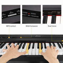 Donner DEP10 - 88 Keys Digital Piano with Stand