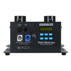 Lanceur de canon à confettis Equinox Twin Shot MKII DMX