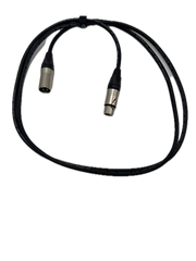 Van Damme Neutrik XLR Microphone Lead Male to Female 2m Black
