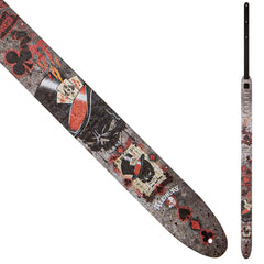 Perris 11025 2.5" Alchemy Dead Draw Leather Guitar Strap