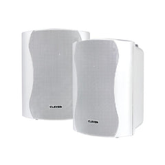 Clever Acoustics BGS 25T 100V White Speakers (Pair)