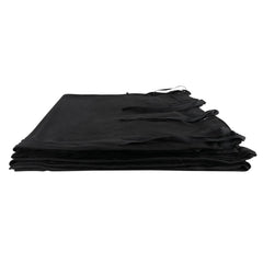 Wentex Backdrop Stage Curtain Drape Black 3m x 6m (W x H) unpleated