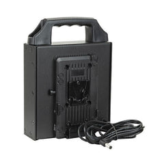 Showtec Media Panel V-Mount Battery Holder for two batteries