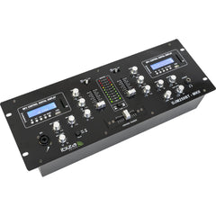 Ibiza Sound DJM250BT-MKII Table de mixage DJ Bluetooth USB double écran LCD Crossfader