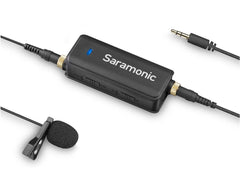 Saramonic LAVMIC Audio-Adapter und Lavalier-Mikrofon-Set für DSLR-Kameras, Gopros und iPhone, iPad, iPod