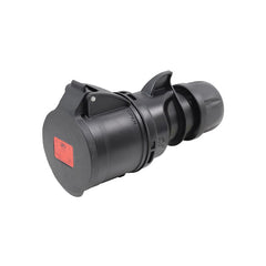 Prise PCE 16A 415V 3P+T noire (214-6x)