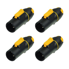 4x Neutrik NAC3MX-W PowerCON TRUE1 IP65 Stromstecker (16A)