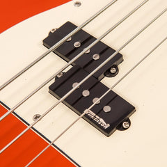 Vintage V4 Bass Icon - Distressed Firenza Red