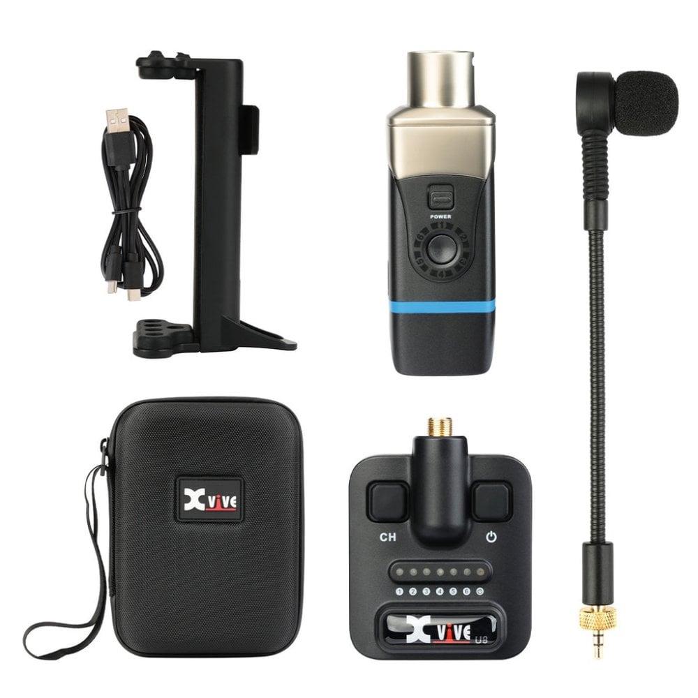 Xu8 Xvive XU8 Acoustic Guitar Wireless System & Travel Case – Simply Sound ...