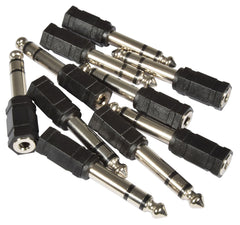 qtx-Adapter 6,3-mm-Stereo-Klinkenstecker - 3,5-mm-Stereo-Klinkenbuchse