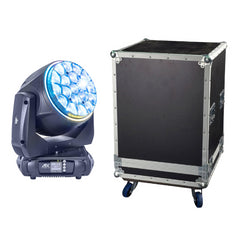 AFX BEEDREAM-1940RGB Tête mobile à zoom pour lavage des yeux d'abeille avec effet d'anneau 19X 40W RGBW LED Inc Flight Case