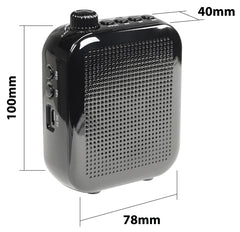 E-Audio Waistband Voice Amplifier with UHF Wireless Headset Tour Guide