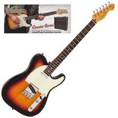 Vintage V20 Coaster Electric Guitar Pack - 3 Tone Sunburst