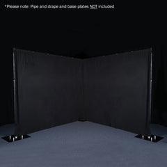 LEDJ Rideaux et rideaux noirs 3 x 2,5 m