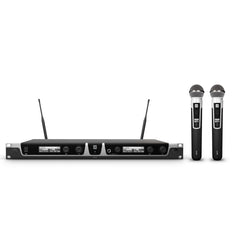 LD Systems U506 HHD 2 Dual – Kabelloses Mikrofonsystem mit 2 x dynamischen Handmikrofonen