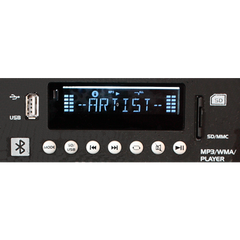 Ibiza Sound PORT12UHF-BT-WH Tragbares PA-System, Akku-Lautsprecher, Bluetooth