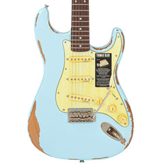 Vintage V6 Usa Proshop Unique Guitar -blugcaster - Laguna Blue