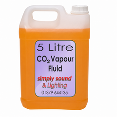 4x Thor 5L Vapour CO2 Effect Fluid Orange for Vertical Fog Smoke Machine