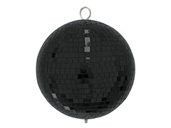 Eurolite Boule à Facettes 20cm 200mm Boule à Facettes Noire Boule à Paillettes Décor Dancefloor DJ Club