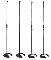 4x Pulse Heavy Duty Stackable Mic Stand