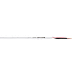eLumen8 INSTALL LSZH 2 Core 2 x 0.75mm2 Speaker Cable SP2X0.75W, 100m Drum White