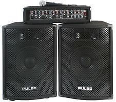 Pulse 2 x 100w DJ PA System Kit