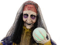 EUROPALMS Halloween Figure Fortune Teller, animated 50cm