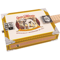 Lace Electric Cigar Box Guitar - Pero Pup - 3 String