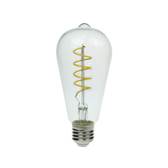Prolite 4W LED ST64 Spiral Funky Filament Lamp ES