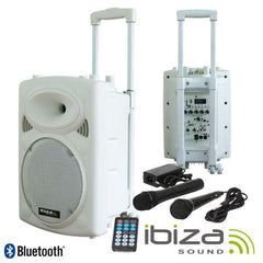 Ibiza Sound PORT8VHF-BT-WH