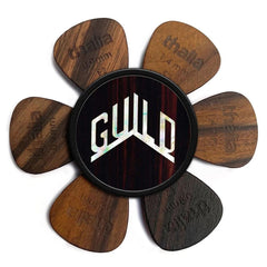 Thalia Guild Pick Puck - Black Ebony With Guild Pearl Logo