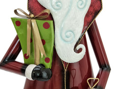 EUROPALMS Santa Claus, Metal, 150cm, red