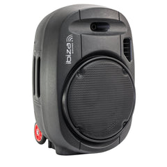 Ibiza Sound PORT15UHF-MKII Tragbares Soundsystem 15 Zoll/38 cm mit Bluetooth und 2 UHF-Mikrofonen