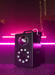 QTX SpheroSmoke: Kompakte 400-W-LED-Nebelmaschine mit RGB-Magic-Ball-Effekt