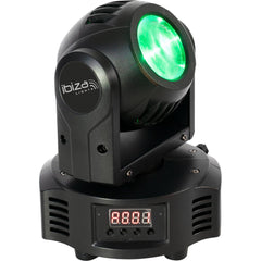 Ibiza Dual DMX Moving Head 2 x 10W RGBW Astro & Beam