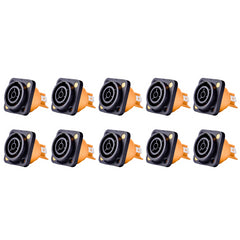 10 x Helvia TRUE1 Panel Mount Ausgangsbuchse Chassis Netzstrom