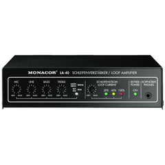 Monacor LA-40 Hearing Loop Amplifier Induction Loop inc Cable Church Sound System