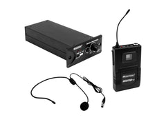 OMNITRONIC Set MOM-10BT4 Receiver module + Bodypack transmitter + Headset microphone