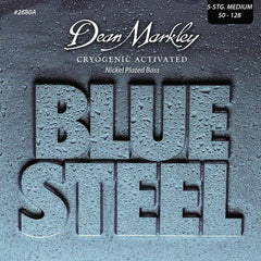 Dean Markley Blue Steel Bass Guitar Strings  Nps Medium 5str 50-128
