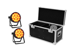Eurolite Set 2X Led Ip Par 14X10W Hcl + Boitier