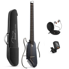 Donner HUSH-1 Black - Travel Guitar