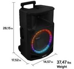 Gemini GXP-T1500 All-weather Rechargeable Battery Bluetooth Party Speaker