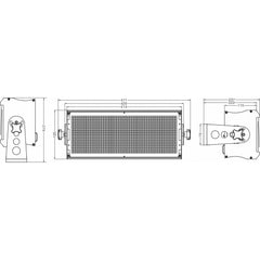 Briteq BT-GIGAFLASH LED haute puissance stroboscopique Pixel Blinder