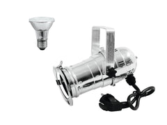 EUROLITE Set PAR-20 Spot argent + PAR-20 230V SMD 6W E-27 LED 3000K