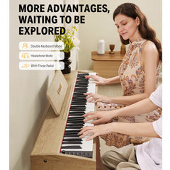 Donner DDP60 - Semi-Weighted Upright Digital Piano