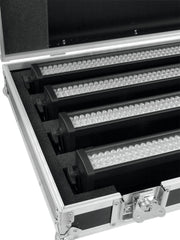Roadinger Flightcase 4X Led Bar-252 Rgb