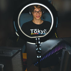 Cad Telescoping Ring Light With Phone Holder
