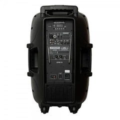 ZZip 15" 450W Portable PA Speaker System inc 2x Wireless Handheld